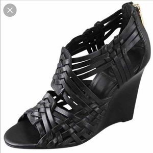 Tory Burch Black ‘Tevray’ Sandal Sz 5.5  *please read full description!!*